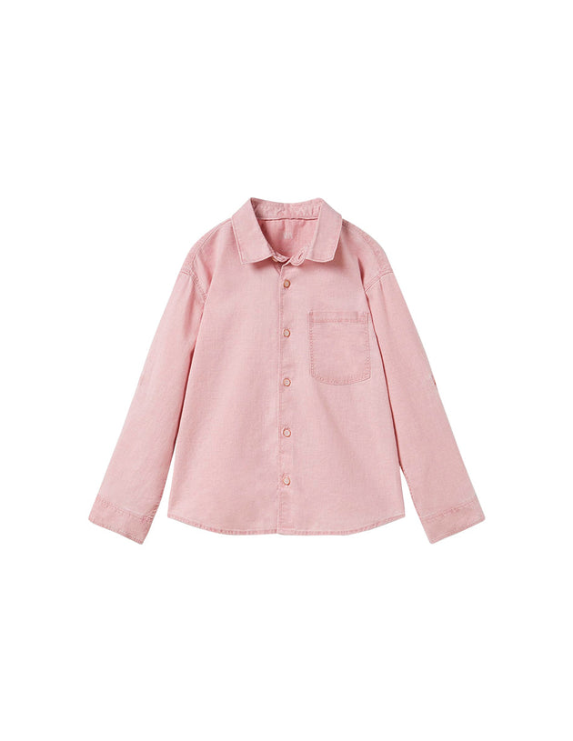 Linen blend shirt