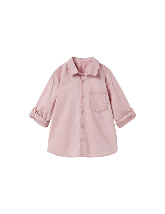 Linen blend shirt